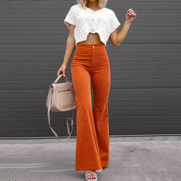 Pantalon évasé style Vogue